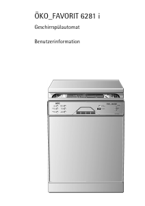 Bedienungsanleitung AEG F6281IB Geschirrspüler