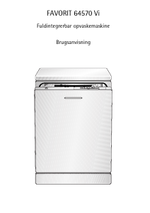 Brugsanvisning AEG F64570VI Opvaskemaskine