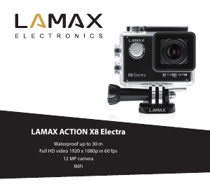 Bedienungsanleitung Lamax X8 Action-cam