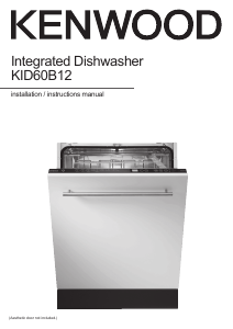 Manual Kenwood KID60B12 Dishwasher