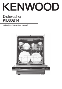Manual Kenwood KID60B14 Dishwasher