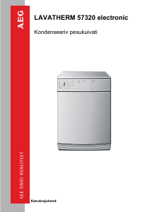 Kasutusjuhend AEG LTH57320 Kuivati