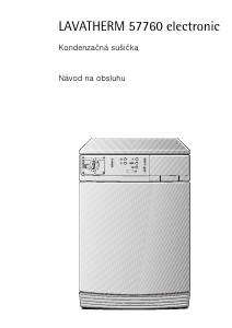 Návod AEG LTH57760 Sušička