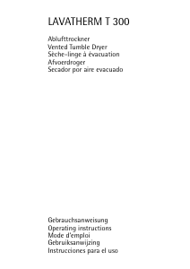 Mode d’emploi AEG LTHT300NL Sèche-linge