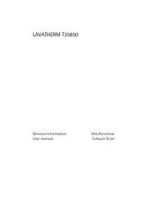 Bedienungsanleitung AEG T35850 Trockner