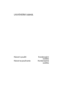 Návod AEG T56840L Sušička