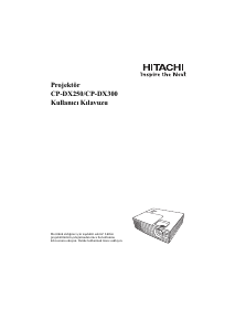 Kullanım kılavuzu Hitachi CP-DX300 Projektör