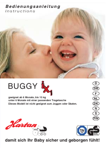 Käyttöohje Hartan Buggy iX1 Lastenrattaat