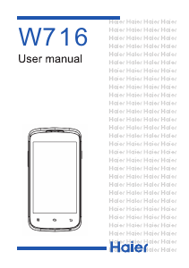 Handleiding Haier W716 Mobiele telefoon