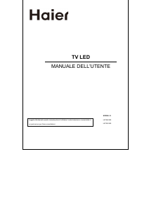 Manuale Haier LET32C430 LED televisore