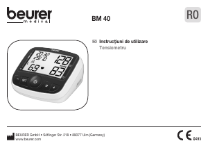 Manual Beurer BM 40 Tensiometru