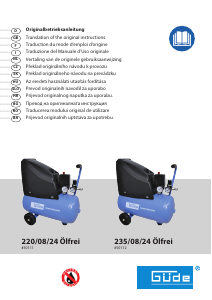 Manuale Güde 235/08/24 Compressore