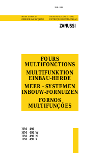 Manual Zanussi HM491X Fogão