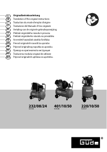 Manual Güde 401/10/50 Compresor