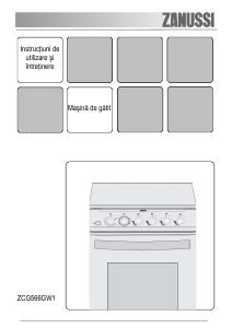 Manual Zanussi ZCG566GW1 Aragaz