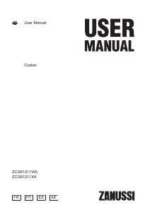 Manual Zanussi ZCG61211XA Range