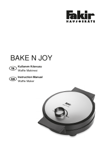 Handleiding Fakir Bake N Joy Wafelijzer