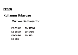 Kullanım kılavuzu Epson EB-570 Projektör
