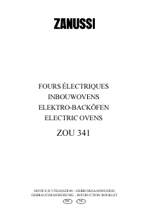 Mode d’emploi Zanussi ZOU341N Cuisinière