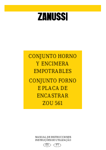 Manual de uso Zanussi ZOU561N Cocina