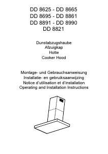 Mode d’emploi AEG DD8695-M Hotte aspirante