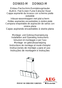 Mode d’emploi AEG DD9693-M Hotte aspirante
