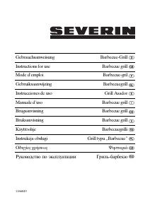 Manuale Severin PG 2780 Barbecue