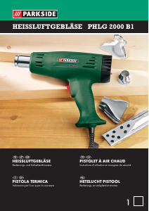 Manuale Parkside PHLG 2000 B1 Pistola ad aria calda