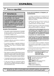 Manual de uso Zanussi ZGL645IW Placa