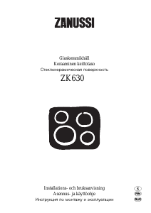 Käyttöohje Zanussi ZK630LX Keittotaso