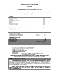 Manual Zanussi ZXL636ICX Plită