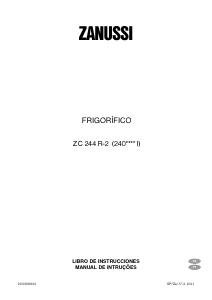 Manual de uso Zanussi ZC244R-2 Refrigerador