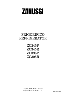 Bedienungsanleitung Zanussi ZC395R Kühlschrank