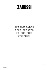 Manual de uso Zanussi ZFC235CL Refrigerador