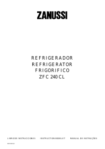 Manual de uso Zanussi ZFC240CL Refrigerador