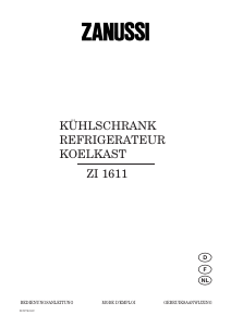 Mode d’emploi Zanussi ZI1611 Réfrigérateur