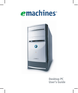 Bruksanvisning eMachines T3422 Stationär dator