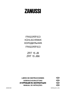 Manual Zanussi ZRT15JB8 Frigorífico