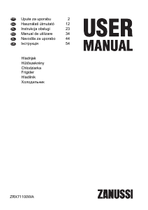 Manual Zanussi ZRX71100WA Frigider
