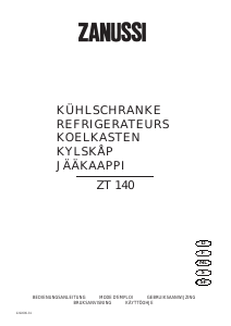 Bedienungsanleitung Zanussi ZT140 Kühlschrank