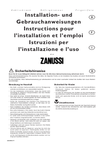 Bedienungsanleitung Zanussi ZT141 Kühlschrank