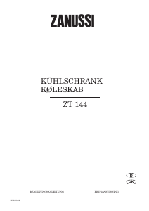 Bedienungsanleitung Zanussi ZT144 Kühlschrank