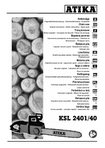 Návod Atika KS 2401-40 Reťazová píla