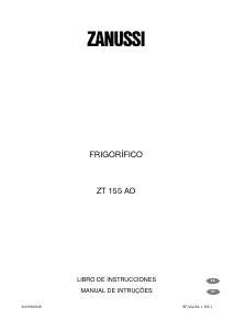 Manual Zanussi ZT155AO Frigorífico