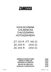 Használati útmutató Zanussi ZT155R Hűtőszekrény