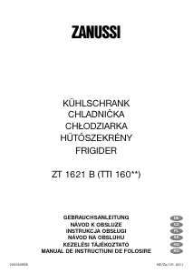 Manual Zanussi ZT1621B Frigider