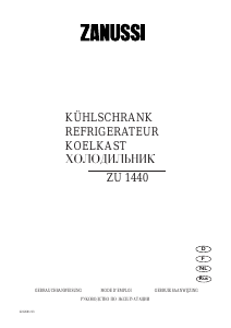 Mode d’emploi Zanussi ZU1440 Réfrigérateur