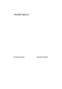 Brugsanvisning AEG F88010IM Opvaskemaskine