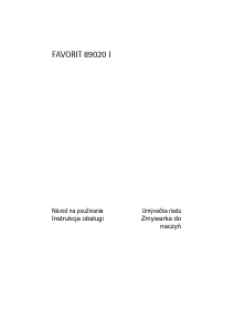 Instrukcja AEG F89020IM Zmywarka