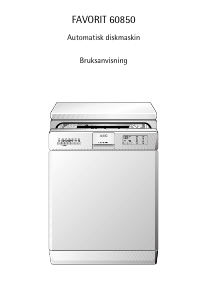 Bruksanvisning AEG FAV60850US Diskmaskin